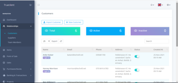 TrueClient - Customer Relationship And Project Management System - Image 3