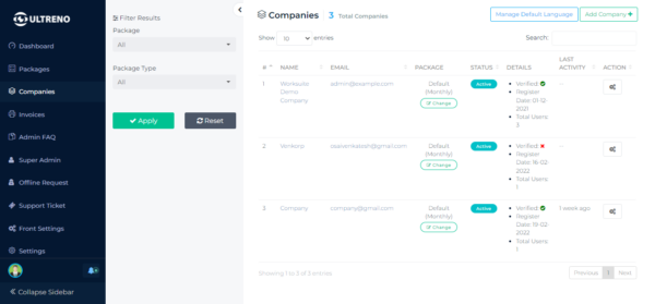 Ultreno - SAAS Project Management System - Image 4