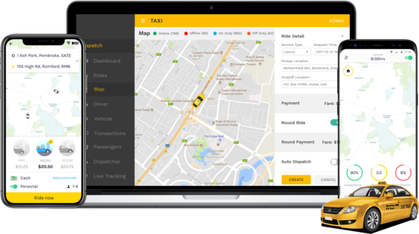 YUBR- On Demand Taxi & Cab Booking Android app for Customer & Driver