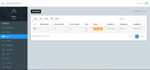 Hostelstead - Hostel/Room Management System - Image 4