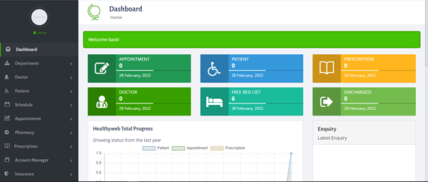 Healthy Web - Hospital Management System - Image 3