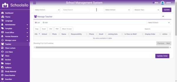 School Silo - Multi-School Management System - Image 3